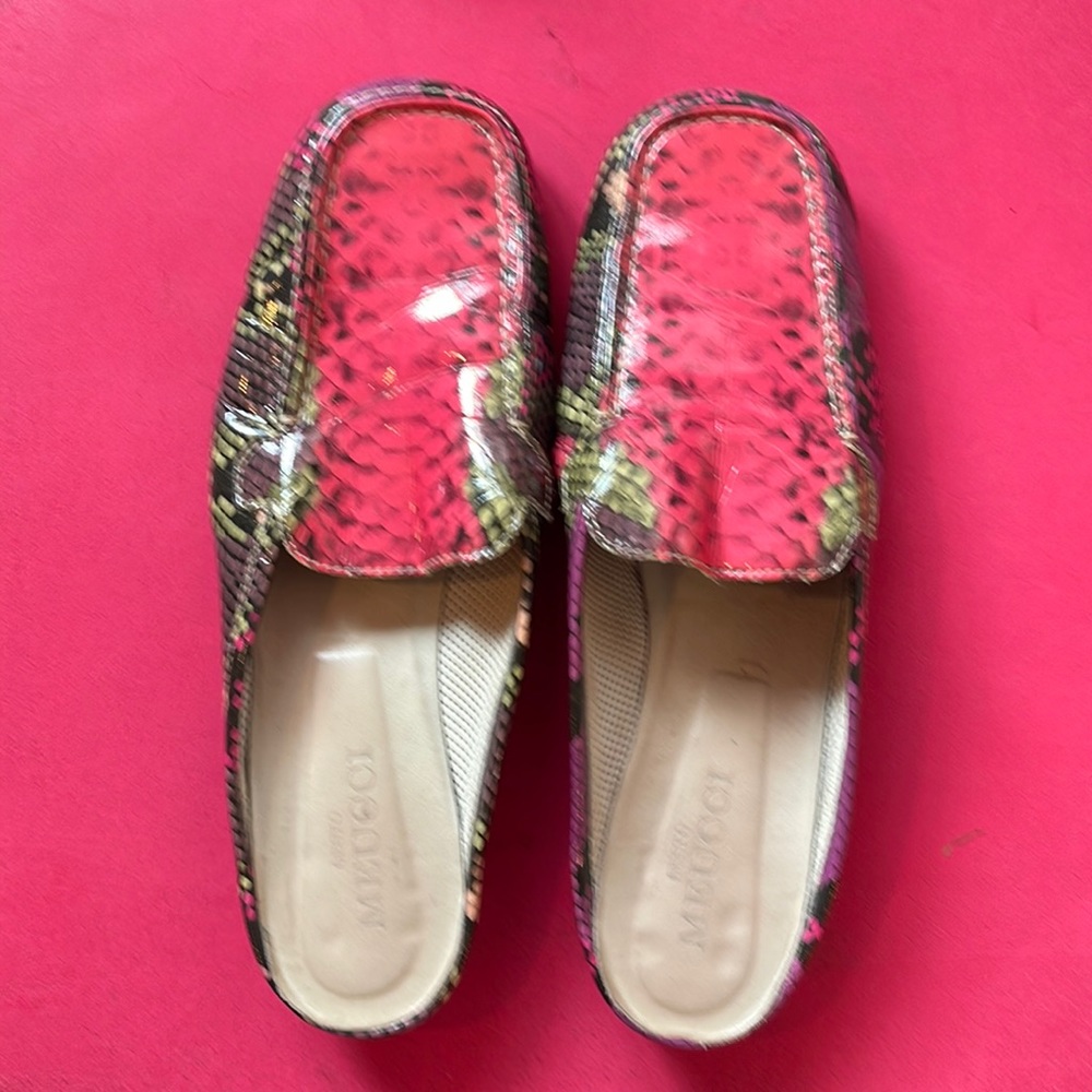 Ladies mules slip on loafers